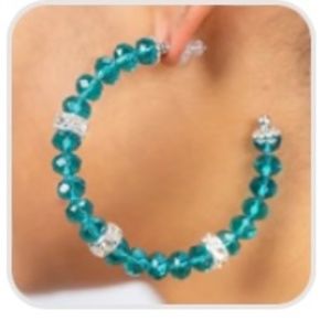 NEW- Sassy Jones Malia Turks HOOPS